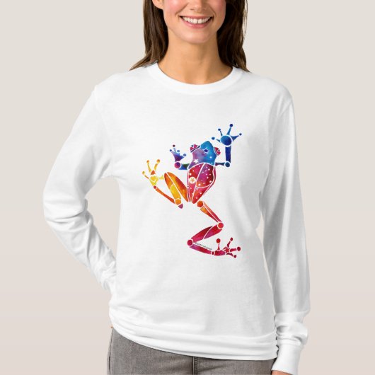 Baum-Frosch-lang Sleeved Shirt (Vorderseite)