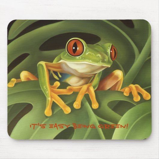 Baum-Frosch Mousepad (Vorne)