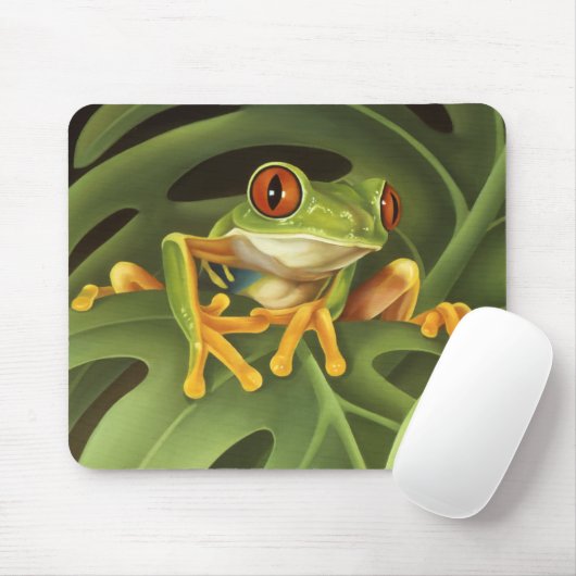 Baum-Frosch Mousepad (Mit Mouse)