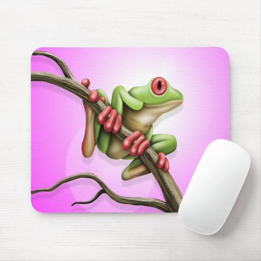 Baum-Frosch Mousepad (Mit Mouse)
