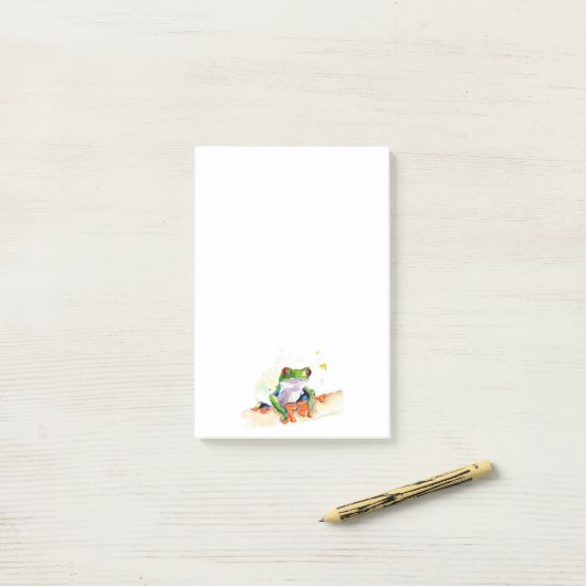 Baum-Frosch Post-it Klebezettel (Auf Schreibtisch)