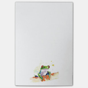 Baum-Frosch Post-it Klebezettel