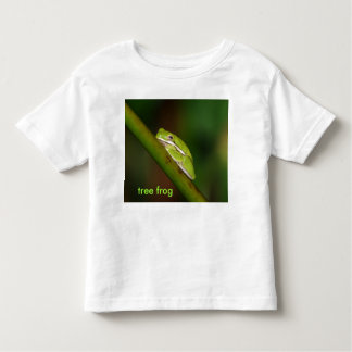 Baum-Frosch-T-Shirt Kleinkind T-shirt