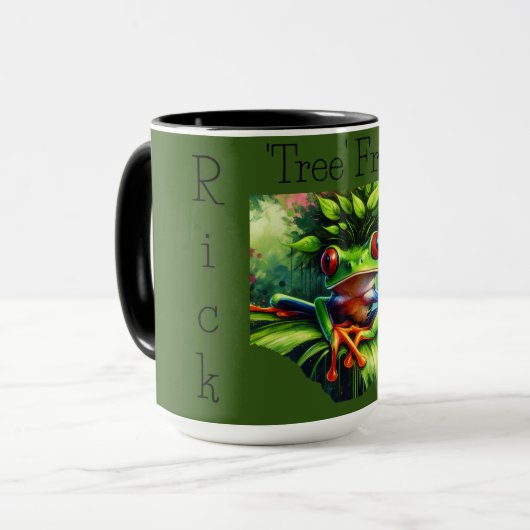 'Baum' Frosch Tasse (Vorderseite Links)