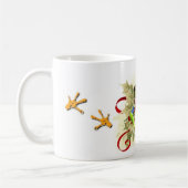 Baum-Frosch-WeihnachtsTasse Kaffeetasse (Links)