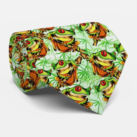 BAUM-FRÖSCHE KRAWATTE (Gerollt)