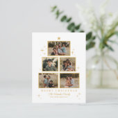 Baum Gallery Editable Color Holiday Card Postkarte (Stehend Vorderseite)