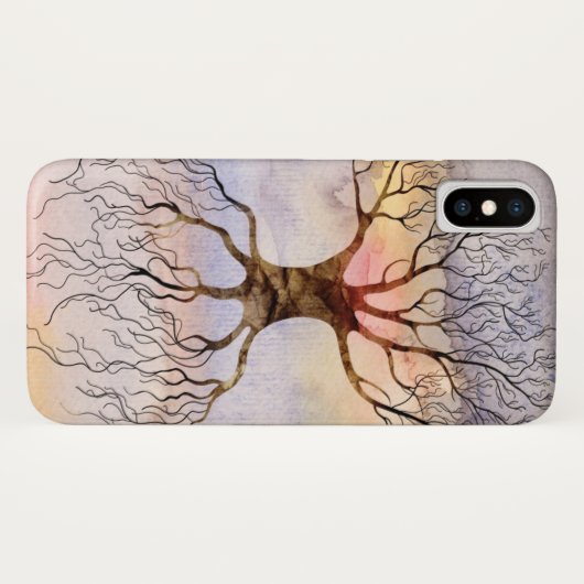 Baum gegen den Himmel Case-Mate iPhone Hülle (Rückseite (Horizontal))