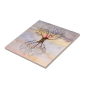 Baum gegen den Himmel Fliese (Seite)