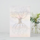 Baum gegen Himmel Briefpapier (Stehend Vorderseite)