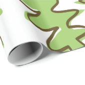 Baum gemustert geschenkpapier (Rolleneckpunkt)