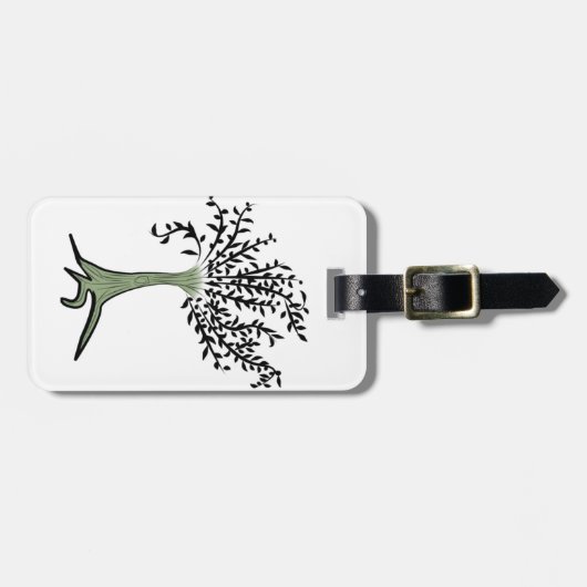 Baum Gepäckanhänger (Vorderseite horizontal)