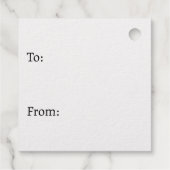 Baum Geschenkanhänger (Rückseite)