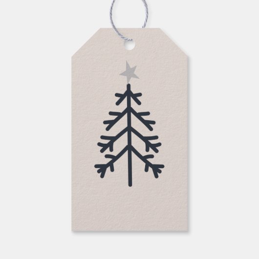 Baum Geschenkanhänger (Rückseite)