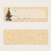 Baum, Geschenketiketten (Vorne & Hinten)