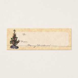 Baum, Geschenketiketten