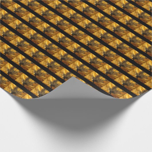 Baum Geschenkpapier (Ecke)