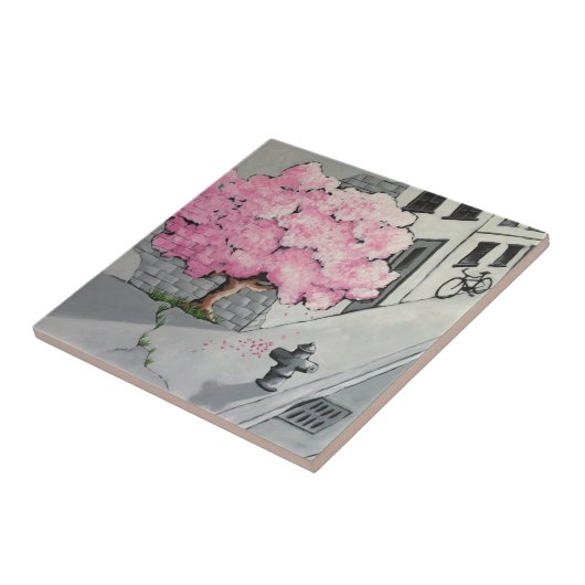 Baum-Graffitifliese Fliese (Seite)