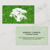 Baum | Gras | Landflucht Visitenkarte (Vorne/Hinten)