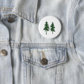 BAUM grünes wildes Umwelt-Dschungel-Holz NVN712 Button (Beispiel)