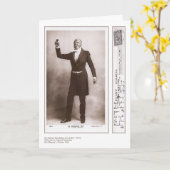 Baum-Gruß-Karte Schauspieler-Herberts Beerbohm Karte (Gelbe Blume)