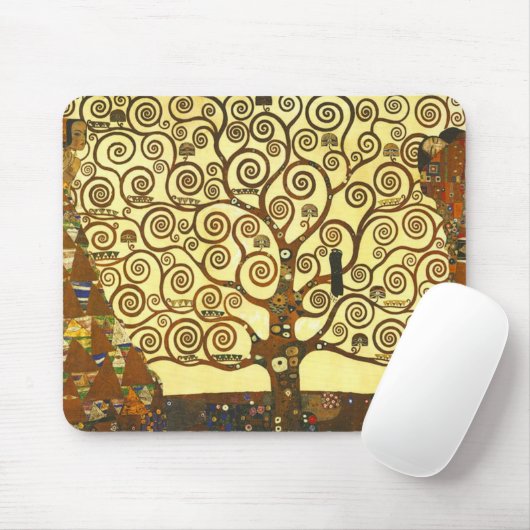Baum Gustav Klimt der Leben-Mausunterlage Mousepad (Mit Mouse)