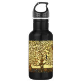 Baum Gustav Klimt des Lebens Edelstahlflasche (Vorderseite)