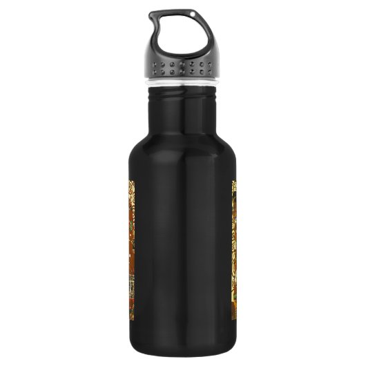 Baum Gustav Klimt des Lebens Edelstahlflasche (Rückseite)