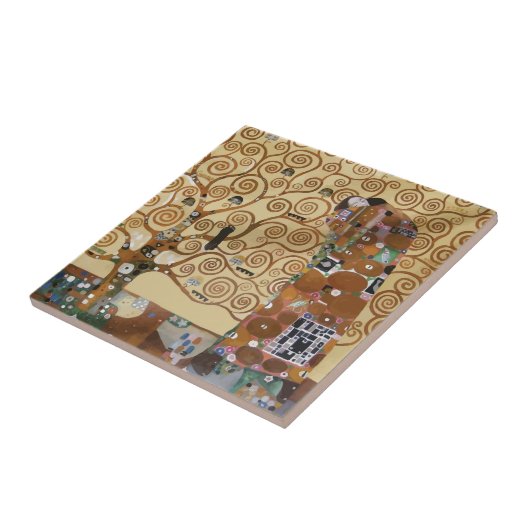 Baum Gustav Klimt des Lebens Fliese (Seite)