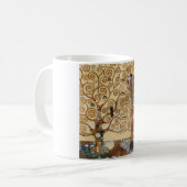 Baum Gustav Klimt des Lebens Kaffeetasse (Vorderseite Links)