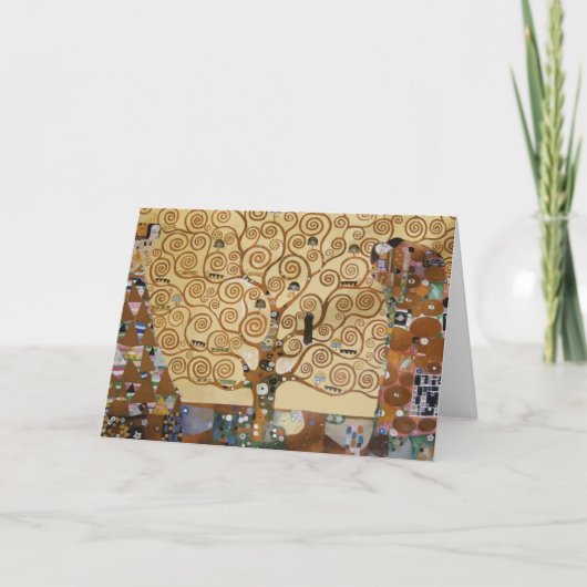 Baum Gustav Klimt des Lebens Karte (Vorderseite)