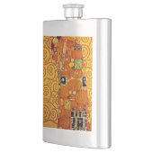 Baum Gustav Klimt Nouveau Flachmann (Links)