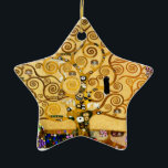 Baum Gustav Klimt Nouveau Keramik Ornament<br><div class="desc">Der Baum des Lebens (1909) ist ein schönes Gemälde des Wiener Sezessionisten Gustav Klimt. Bekannt für die Malerei mit reinem Gold,  ist seine Kunst lebendig und lustig. Die Äste des Baumes des Lebens kurbeln in Richtung Himmel.</div>