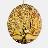 Baum Gustav Klimt Nouveau Keramikornament (Links)