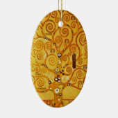 Baum Gustav Klimt Nouveau Keramikornament (Rechts)