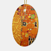 Baum Gustav Klimt Nouveau Keramikornament (Links)