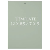 Baum Gustav Klimt Nouveau Klemmbrett (Rückseite)