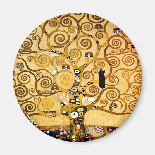Baum Gustav Klimt Nouveau Magnet (Vorne)