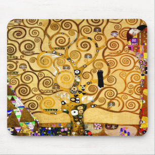 Baum Gustav Klimt Nouveau Mousepad
