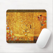 Baum Gustav Klimt Nouveau Mousepad (Mit Mouse)