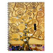 Baum Gustav Klimt Nouveau Notizblock (Vorderseite)