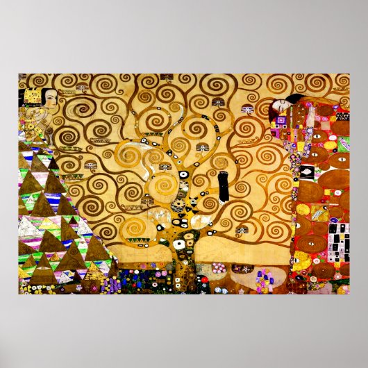 Baum Gustav Klimt Nouveau Poster (Vorne)