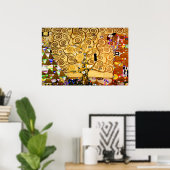 Baum Gustav Klimt Nouveau Poster (Heimbüro)