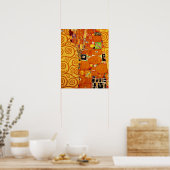 Baum Gustav Klimt Nouveau Poster (Küche)