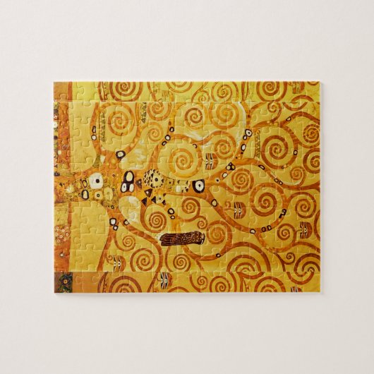 Baum Gustav Klimt Nouveau Puzzle (Horizontal)