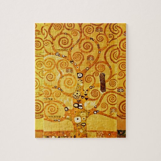 Baum Gustav Klimt Nouveau Puzzle (Vertikal)