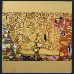 Baum Gustav Klimt Nouveau Serviette<br><div class="desc">Der Baum des Lebens (1909) ist ein schönes Gemälde des Wiener Sezessionisten Gustav Klimt. Bekannt für die Malerei mit reinem Gold,  ist seine Kunst lebendig und lustig. Die Äste des Baumes des Lebens kurbeln in Richtung Himmel.</div>