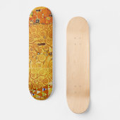 Baum Gustav Klimt Nouveau Skateboard (Vorderseite)