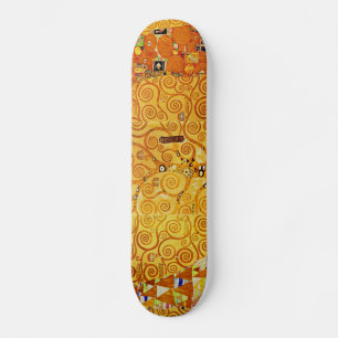 Baum Gustav Klimt Nouveau Skateboard