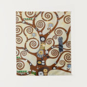 Baum Gustav Klimt wiederhergestellte Version Wandteppich (Vorderseite)